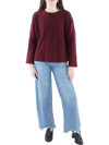 EILEEN FISHER WOMENS WOOL CREWNECK PULLOVER TOP