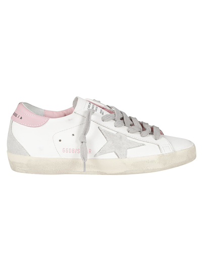 Golden Goose Leather Super-star Sneakers In White