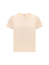 Loulou Studio Telanto Embroidered Supima Cotton-jersey T-shirt In Cream Rose