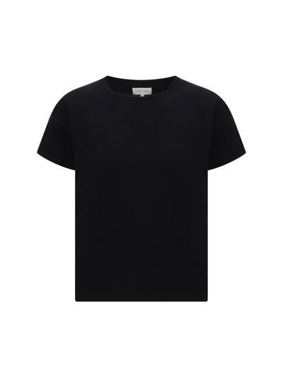 Loulou Studio Oversized Cotton T-shirt In Black  