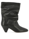 Isabel Marant 55mm Reachi Leather Ankle Boots In Black