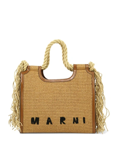 Marni "marcel" Handbag In Brown