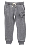 Vintage Havana Kids' Burnout Fleece Joggers In Grey
