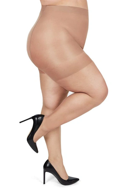 MEMOI MEMOI CURVY SILKY SHEER TIGHTS