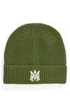 AMIRI M.A. LOGO BEANIE