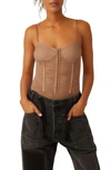 FREE PEOPLE INTIMATELY FP NIGHT RHYTHM CORSET BODYSUIT