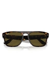 RAY BAN RAY-BAN 57MM SQUARE SUNGLASSES