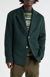 THE ELDER STATESMAN RIMA RELAXED FIT WOOL & CASHMERE SPORT COAT