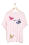 RVCA WINGS BUTTERFLY GRAPHIC T-SHIRT