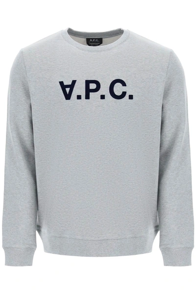 A.P.C. A.P.C. FLOCK V.P.C. LOGO SWEATSHIRT