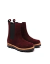 Bos. & Co. Arbor Waterproof Chelsea Boot In Red