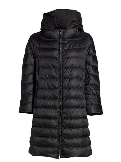 Max Mara Women's 'the Cube' Noveca Black Reversible Down Coat