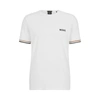 Hugo Boss X Matteo Berrettini Slim Fit Crewneck T-shirt In White