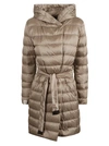 Max Mara Women's Novef Beige Reversible Padded Long Coat In Beige