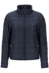 THOM BROWNE THOM BROWNE QUILTED PUFFER JACKET WITH 4 BAR INSERT