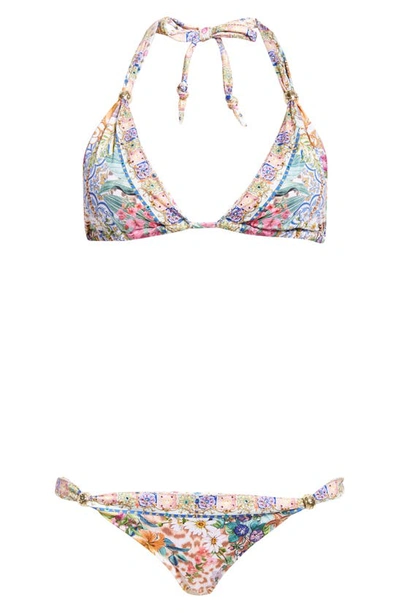 Camilla Flowers Of Neptune Ball Two-piece Swimsuit