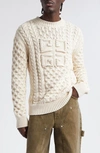 GIVENCHY 4G CABLE STITCH jumper