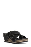 DONALD PLINER PLATFORM WEDGE SANDAL