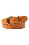 Sam Edelman Embroidered Western Belt In Saddle
