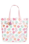 CAPELLI NEW YORK FLORAL JELLY TOTE