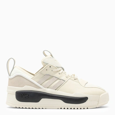 Y-3 Adidas Y 3 Rivalry Yohji Yamamoto X Adidas Cream Coloured Trainer In White