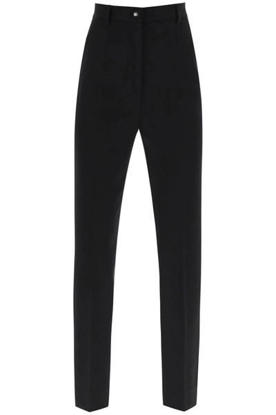 DOLCE & GABBANA DOLCE & GABBANA MILANO STITCH CIGARETTE PANTS