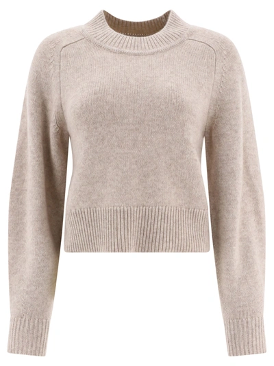 Isabel Marant "leandra" Sweater In Beige