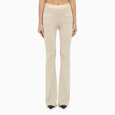 PALM ANGELS PALM ANGELS VISCOSE TROUSERS WITH LOGO