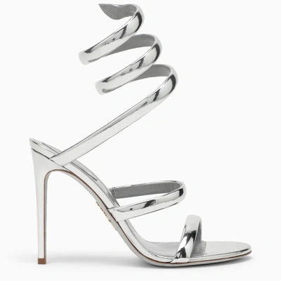 René Caovilla Rene' Caovilla Woman Sandals Silver Size 5 Calfskin