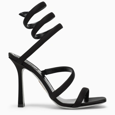 René Caovilla Cleo 105 Black Sandal