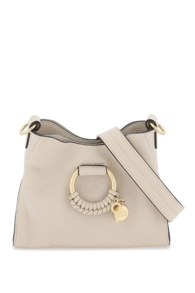 See By Chloé Mini Joan Leather Shoulder Bag In Cement Beige