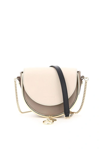 See By Chloé See By Chloe Mara Crossbody Bag In Beige,grey