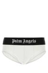 Palm Angels Stretch Cotton Brief Set In White