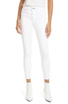 Rag & Bone Nina High Waist Ankle Cigarette Jeans In White