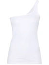 Isabel Marant One-shoulder Cotton Tank Top In White
