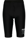 Versace Jeans Couture Logo-print Cycling Shorts In Black
