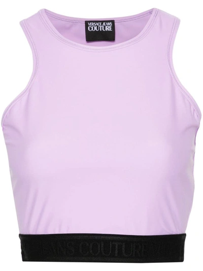 Versace Jeans Couture Top In Purple