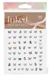 Inked By Dani Butterfly Nail Art Temporary Tattoos In Multi
