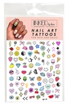 INKED BY DANI COLOR ASSORTED TEMPORARY NAIL & SKIN ART TATTOOS