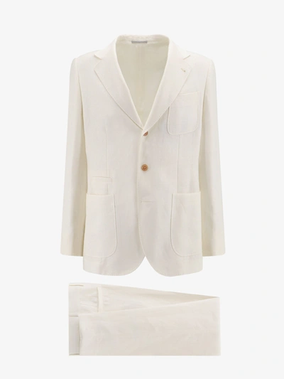 Brunello Cucinelli Suit In White