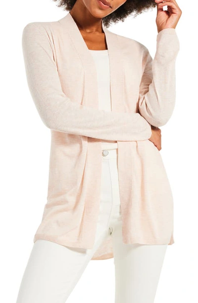 Nic + Zoe Nic+zoe All Year Back Of Chair Cardigan In Shell