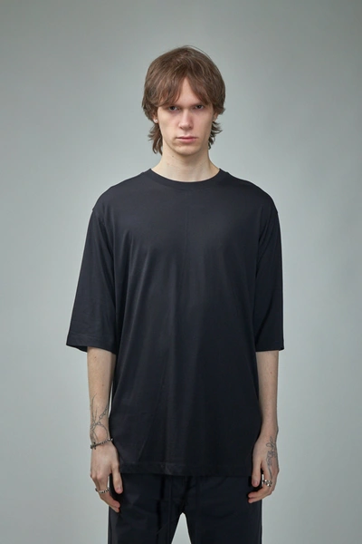 Thom Krom Black M Ts 737 T-shirt In 11-black