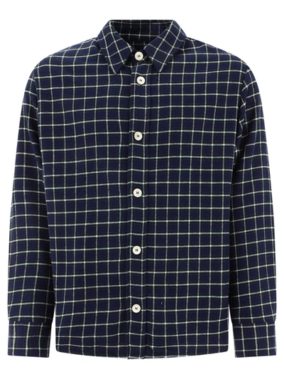Apc A.p.c. "bobby" Overshirt In Blue
