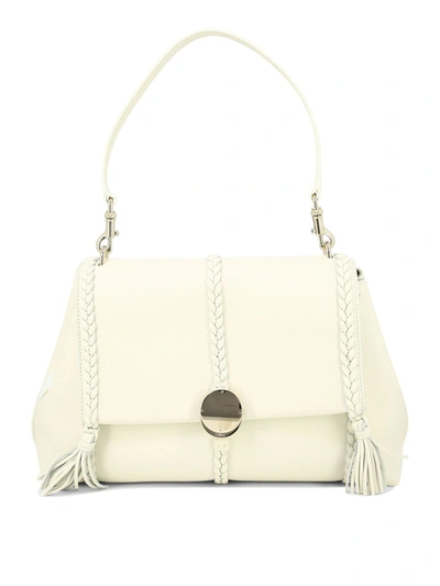 Chloé Penelope Medium Shoulder Bags White
