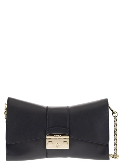 Furla Metropolis S Remix Shoulder Bag In Black