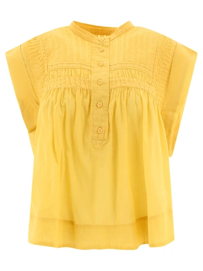 Isabel Marant Étoile "leaza" Top In Yellow