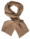 DOLCE & GABBANA BROWN KNITTED CAMEL WRAP SHAWL FOULARD SCARF