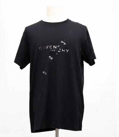 Pre-owned Givenchy Black Printed Men's T-shirt