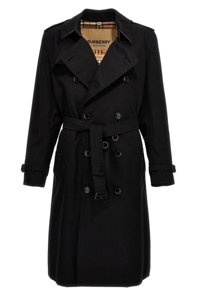 Burberry Men 'heritage Kensington' Trench Coat In Black