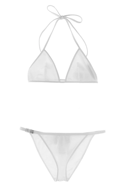 Gucci Women Logo Bikini In White